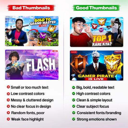 Boys Stream Thumbnail PSD Pack (3 thumbnails)